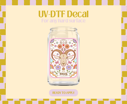 Aries Tarot UV-DTF Decal