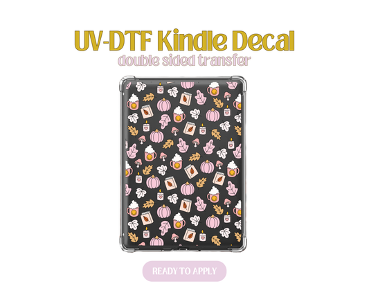 Autumn Things UV-DTF Kindle Decals