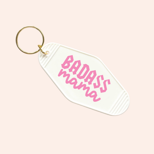 Badass Mama UV-DTF Keychain