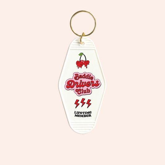 Baddie Drivers Club UV-DTF Keychain