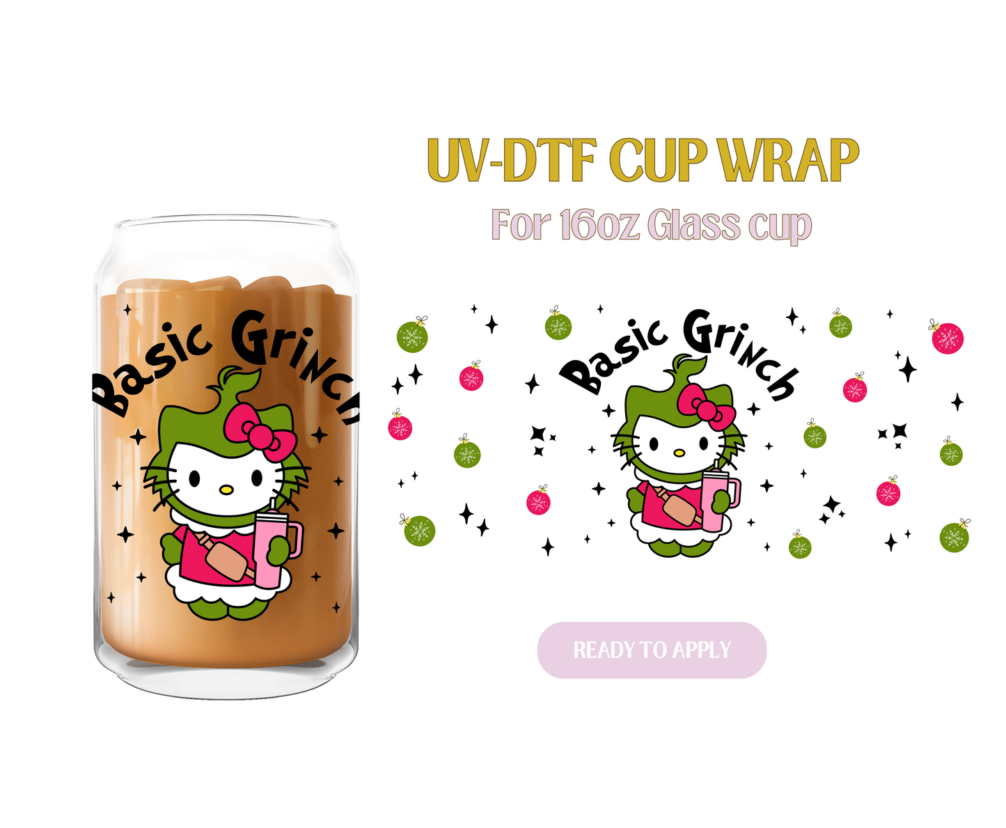 Basic Kitty UV-DTF Wrap