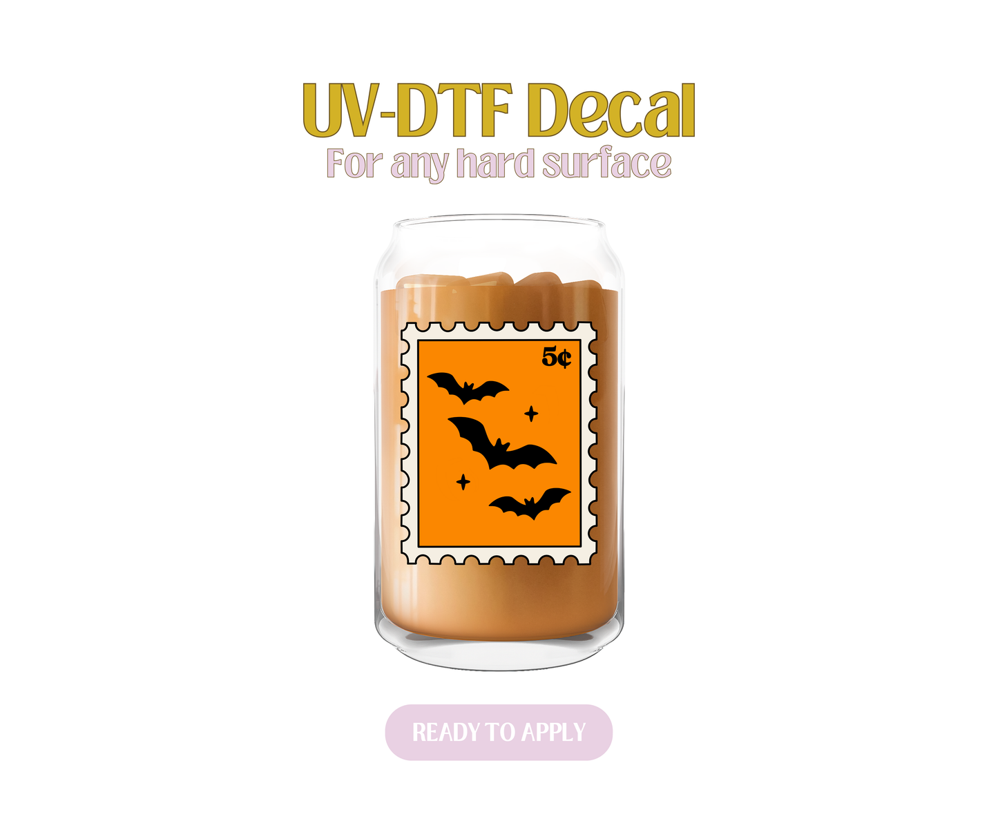 Bat Stamp UV-DTF Decal