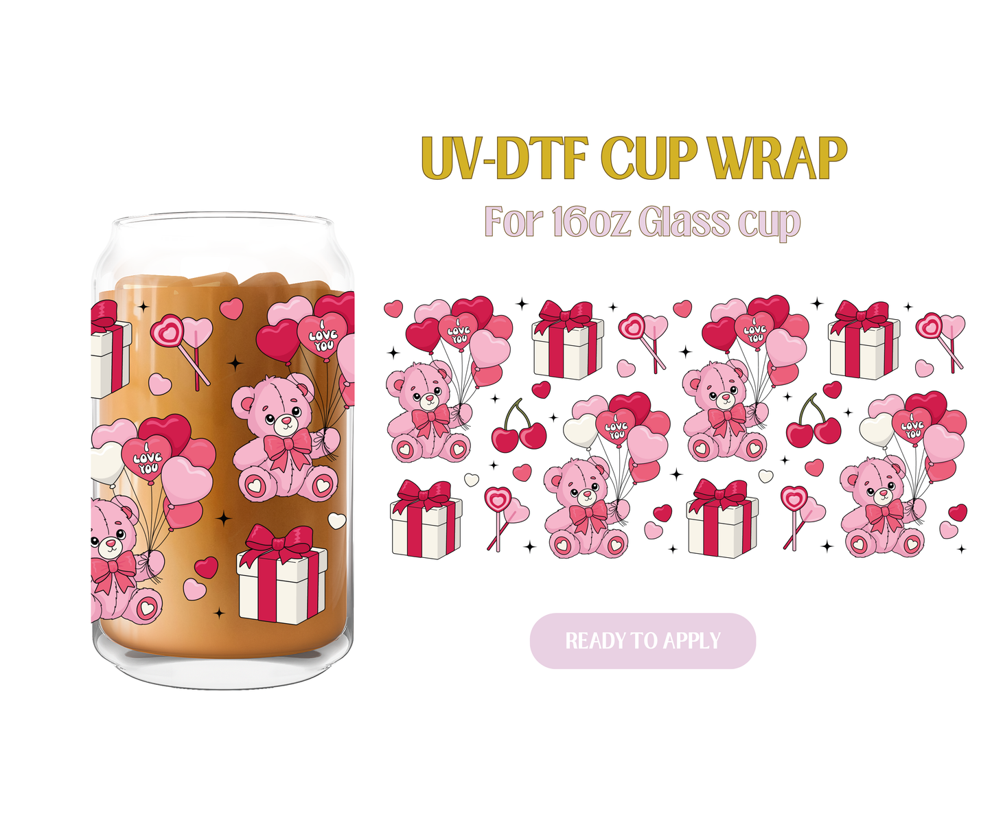 Bear & Presents UV-DTF Wrap