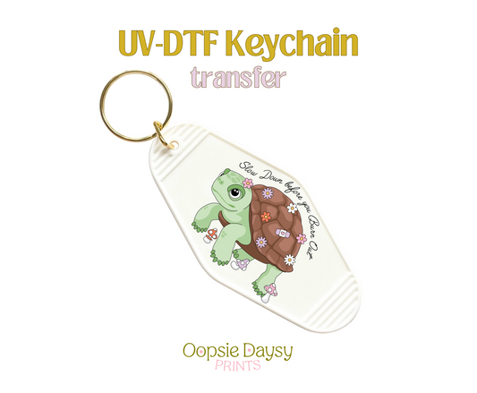 Before you Burn Out UV-DTF Keychain