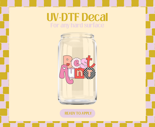 Best Aunt XoXo UV-DTF Decal