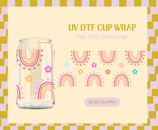 Boho Rainbows UV-DTF Wrap