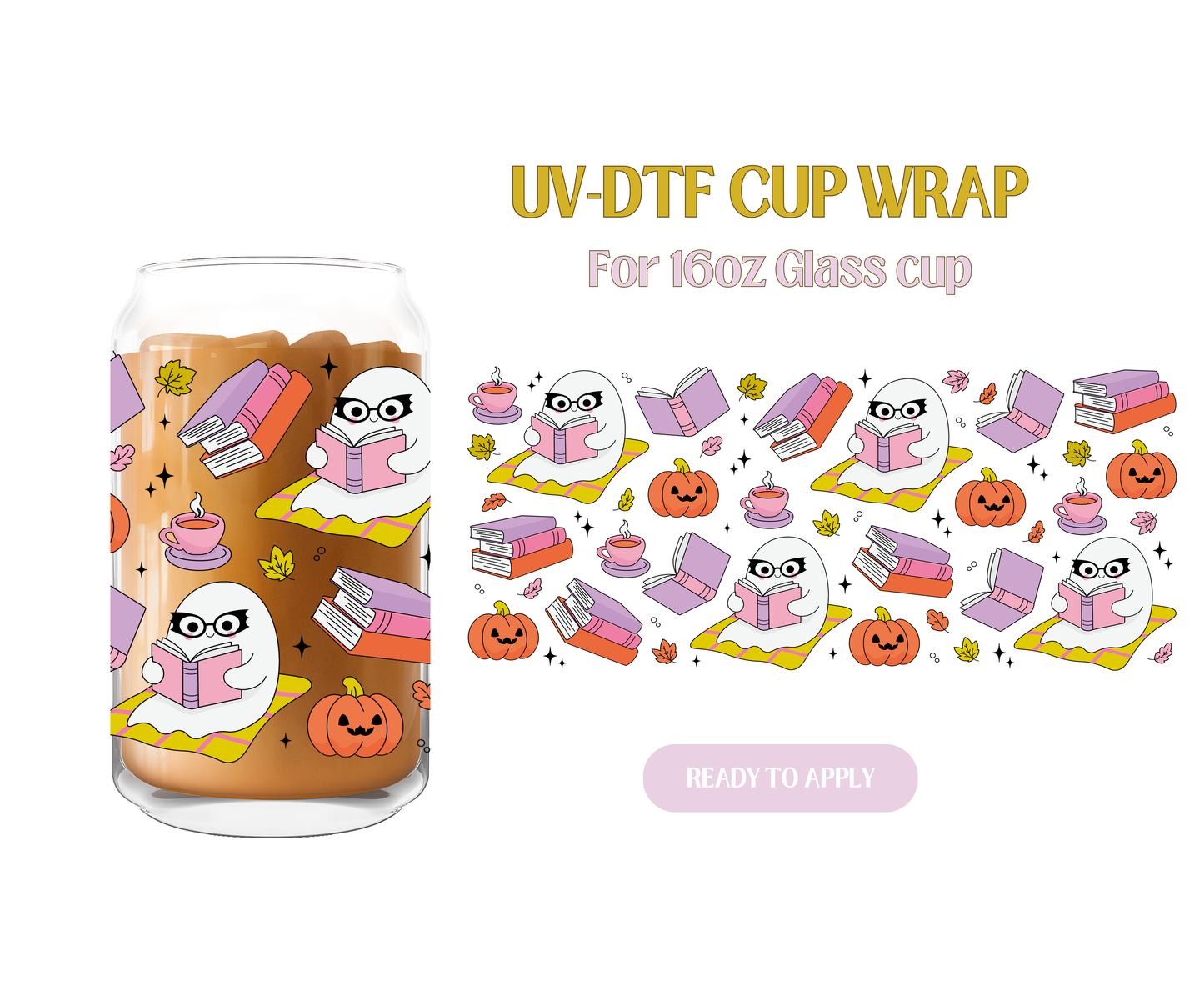 Bookish Ghoul UV-DTF Wrap