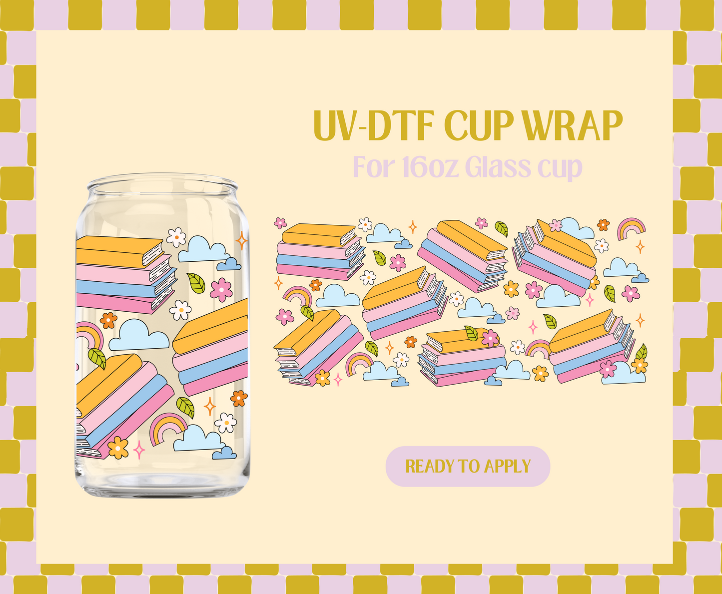 Bookish UV-DTF Wrap