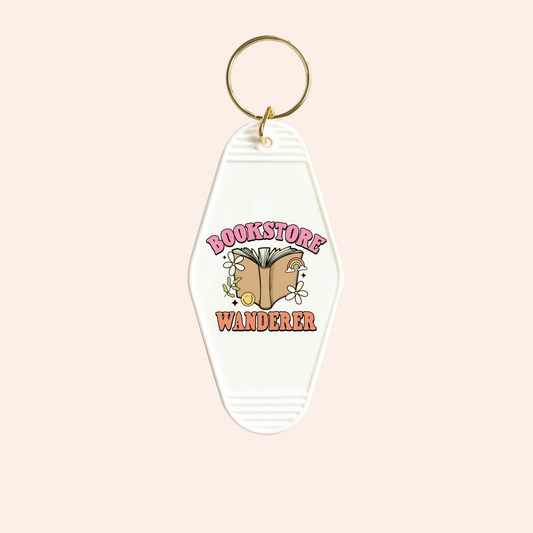 Bookstore Wanderer UV-DTF Keychain