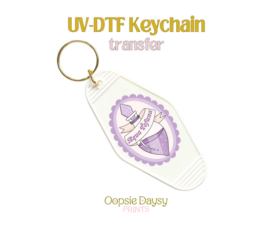 Border Aqua Tofana UV-DTF Keychain