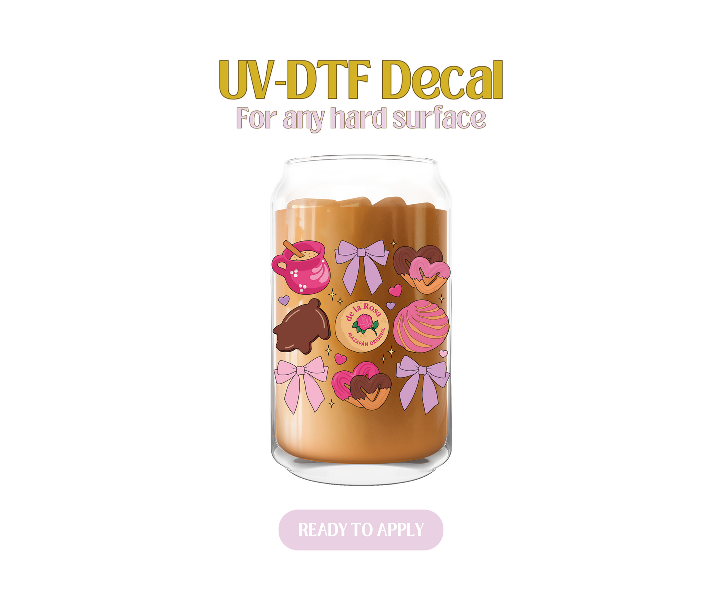 Bows y Pan Dulce UV-DTF Decal