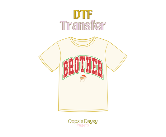 Brother Red Xmas DTF Transfer