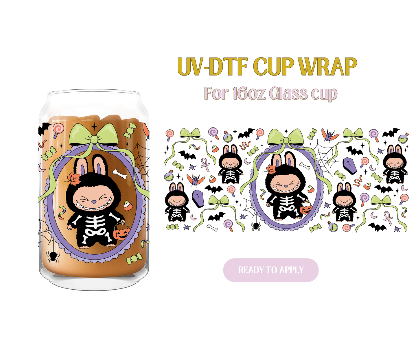 Bubu Skeleton UV-DTF Wrap