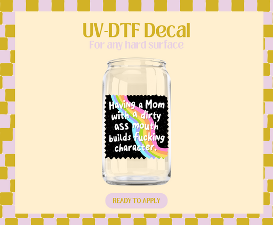 Builds Character UV-DTF Decal