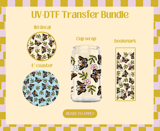 Butterfly Garden UV-DTF Transfer Bundle