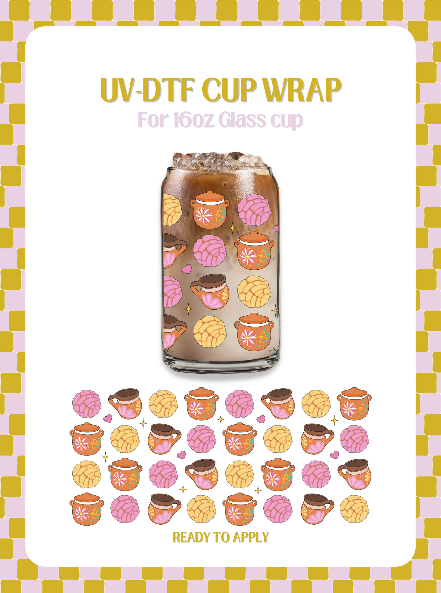 Cafe Conchitas UV-DTF Wrap