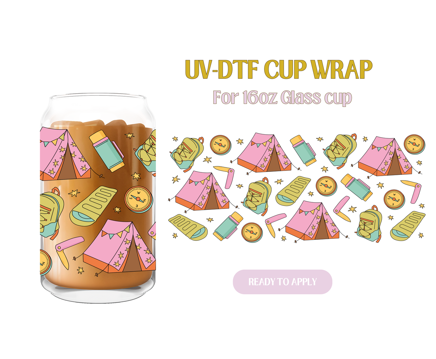 Camp Therapy UV-DTF Wrap