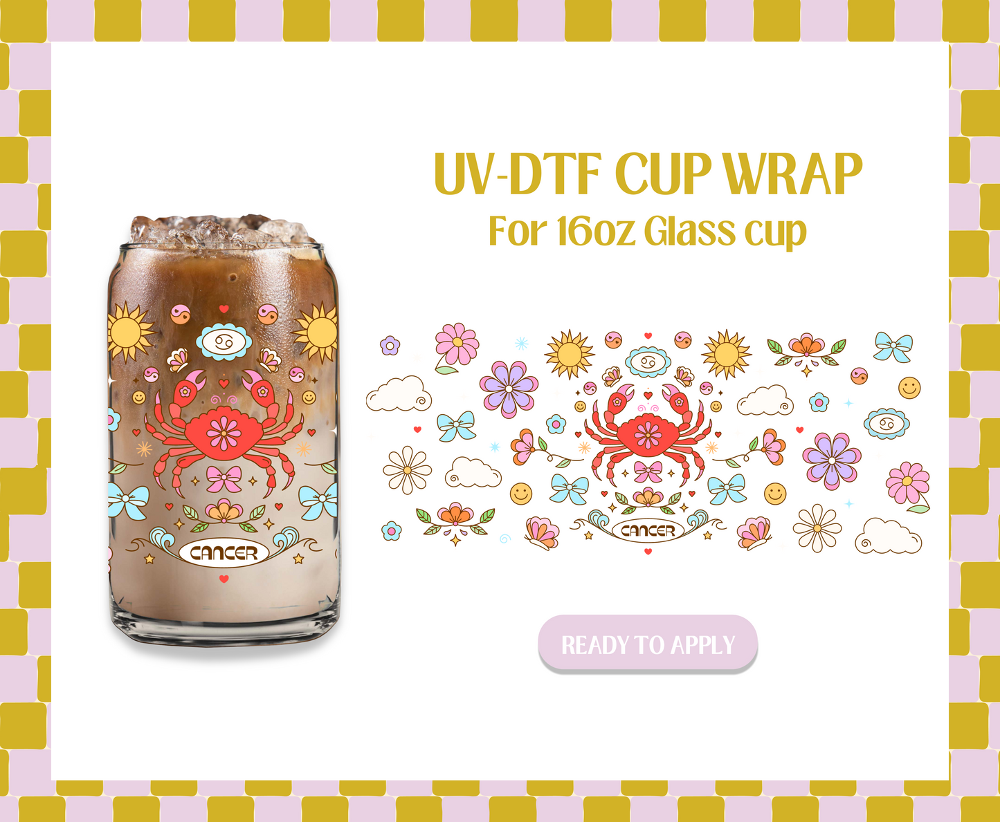 Cancer UV-DTF Wrap