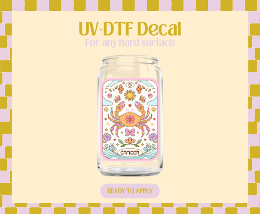 Cancer Tarot UV-DTF Decal