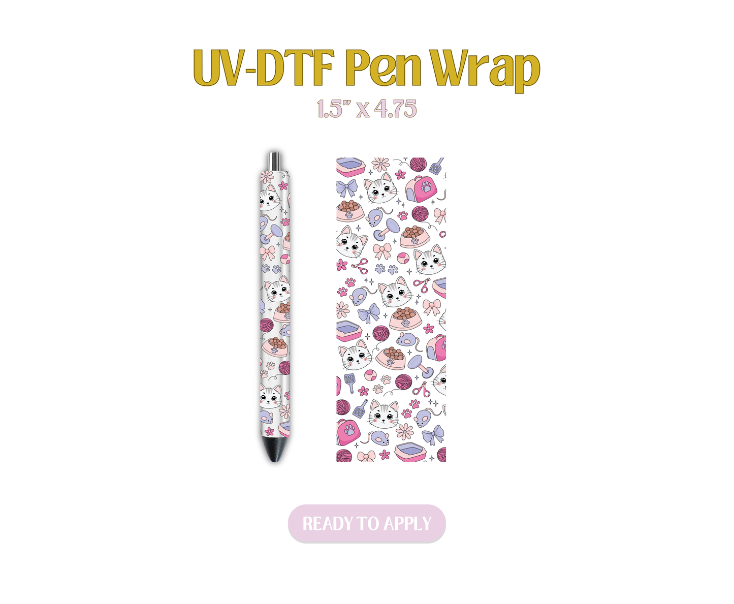 Cat Mom 2 UV-DTF Pen Wraps