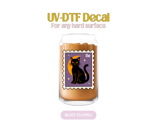 Cat Stamp UV-DTF Decal