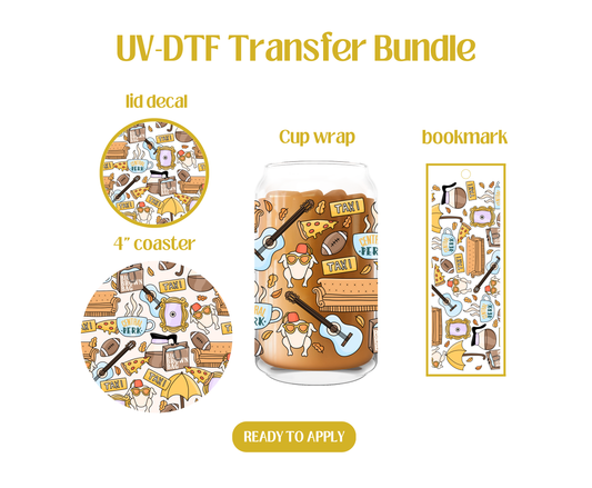 Central Perk UV-DTF Transfer Bundle