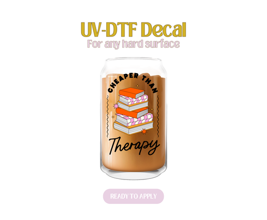 Cheaper Than Therapy B UV-DTF Decal