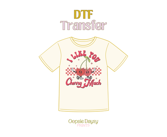 Cherry Much DTF Transfer