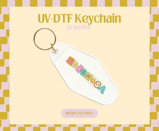 Chismosa UV-DTF Keychain