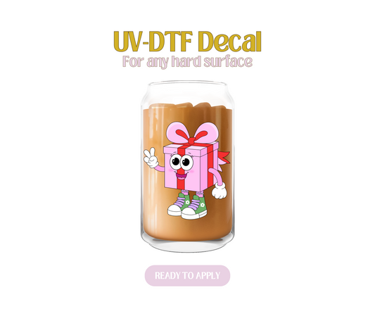 Christmas Gift Character UV-DTF Decal