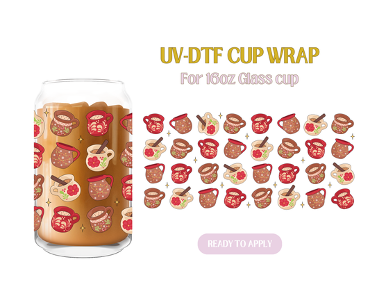 Christmas Jars UV-DTF Wrap