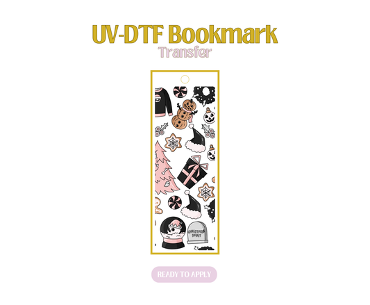 Christmas Spirit UV-DTF Bookmark