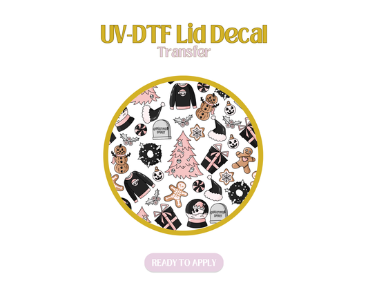 Christmas Spirit UV-DTF Lid Decal