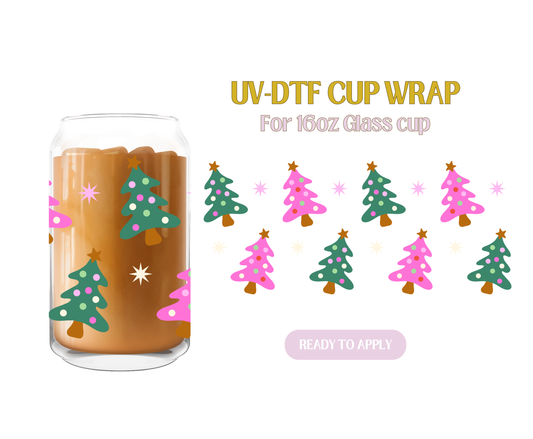 Christmas Trees UV-DTF Wrap