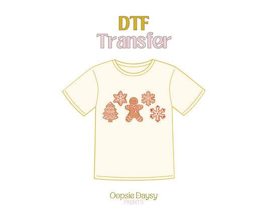 Classic Gingerbread DTF Transfer