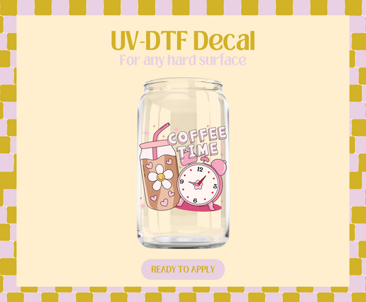 Coffee Time UV-DTF Decal