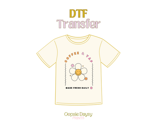 Coffee & Yap DTF Transfer