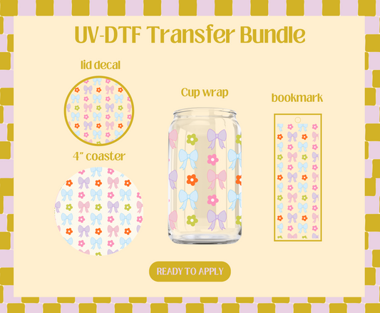 Colorful Spring Coquette UV-DTF Transfer Bundle