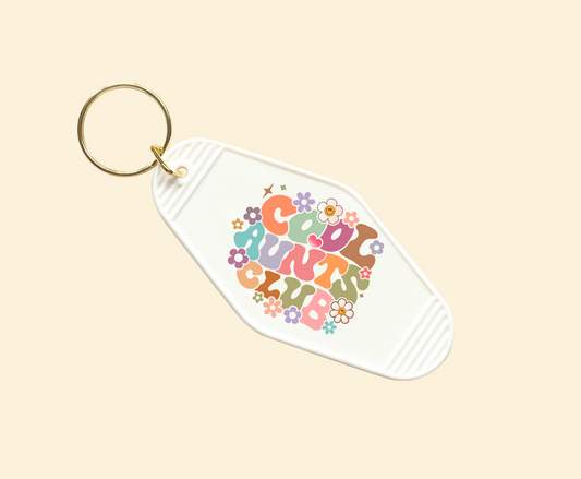 Cool aunts club UV-DTF Keychain