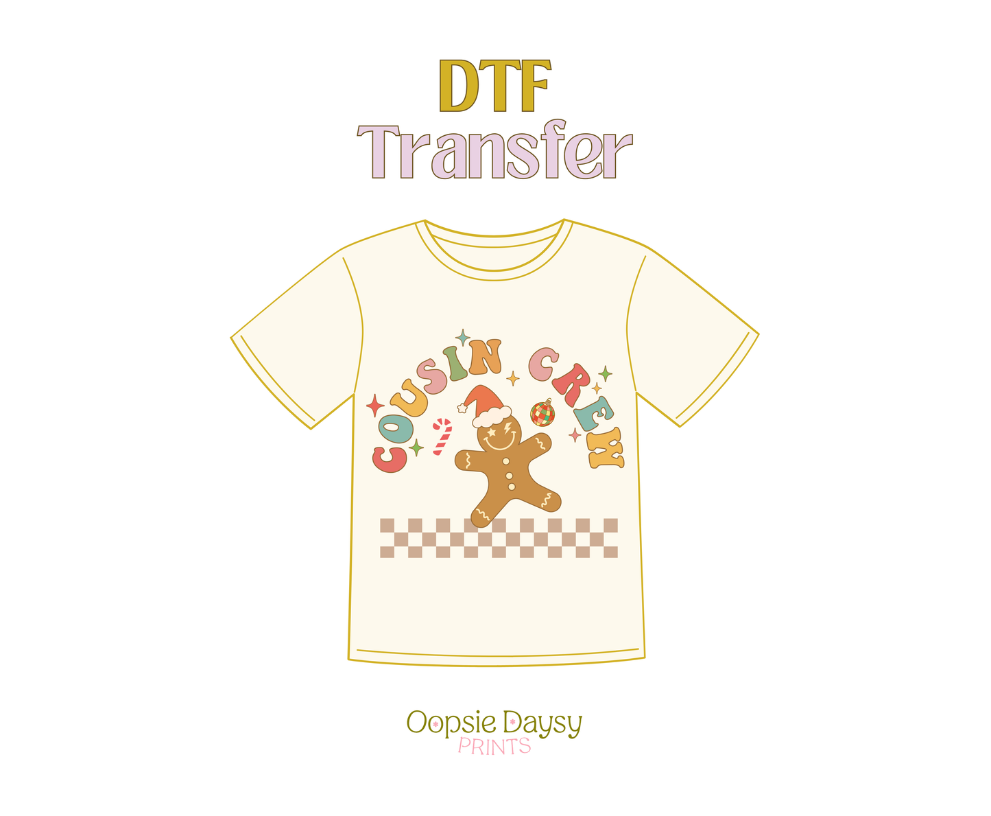 Cool Cousin Crew DTF Transfer