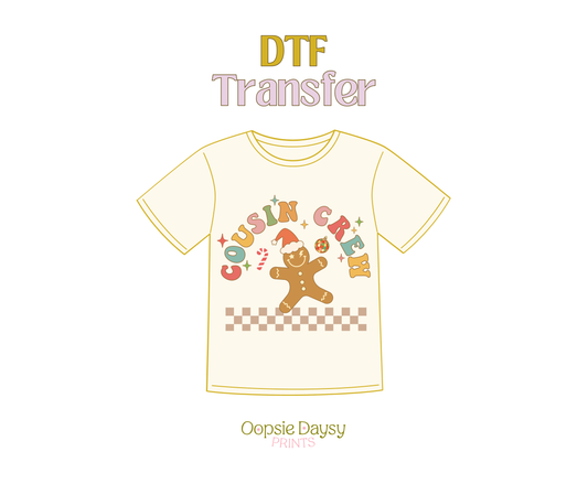 Cool Cousin Crew DTF Transfer