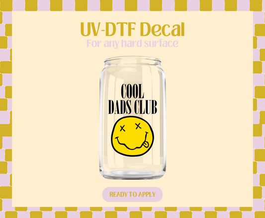 Cool Dads Club UV-DTF Decal