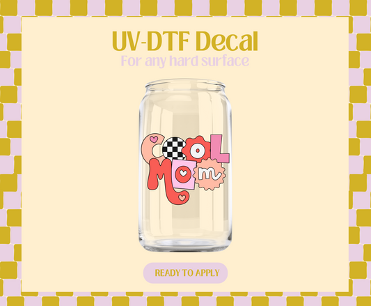 Cool Mom xoxo UV-DTF Decal