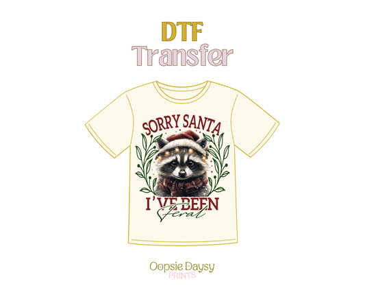 Cozy Christmas Feral DTF Transfer