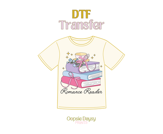 Coquette Romance Reader DTF Transfer