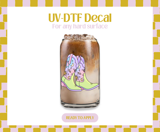 Cosmic Boots UV-DTF Decal