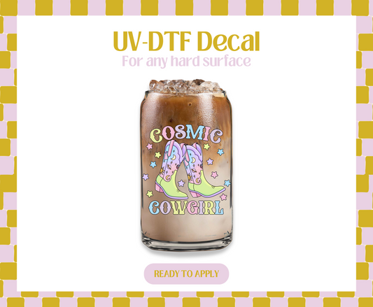 Cosmic Cowgirl UV-DTF Decal