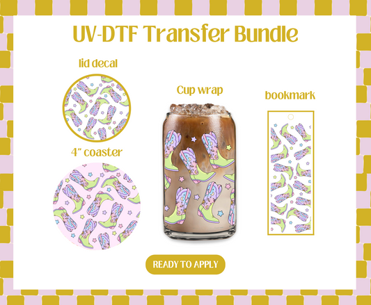 Cosmic Cowgirl UV-DTF Transfer Bundle