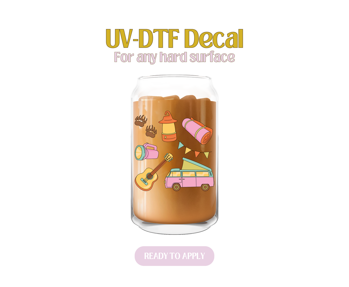 Cozy Camp Vibes UV-DTF Decal