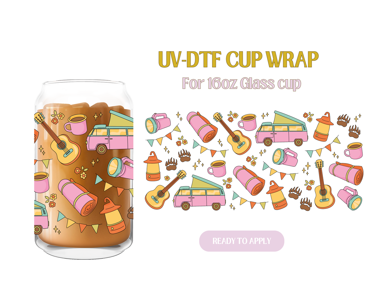 Cozy Camp UV-DTF Wrap